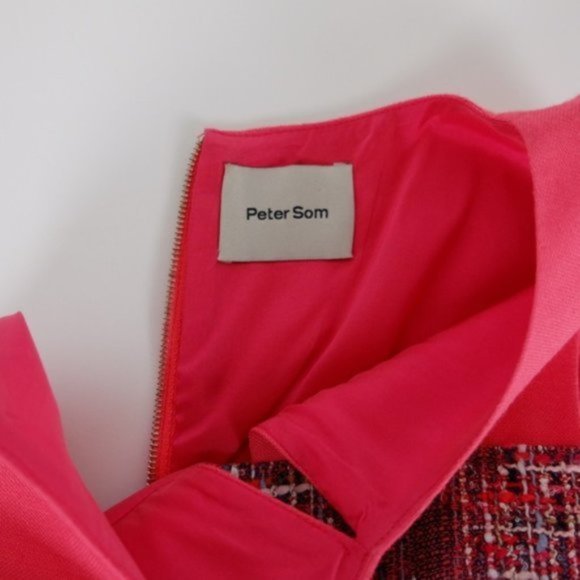 Peter Som Contrast Tweed Dress - Picture 6 of 8